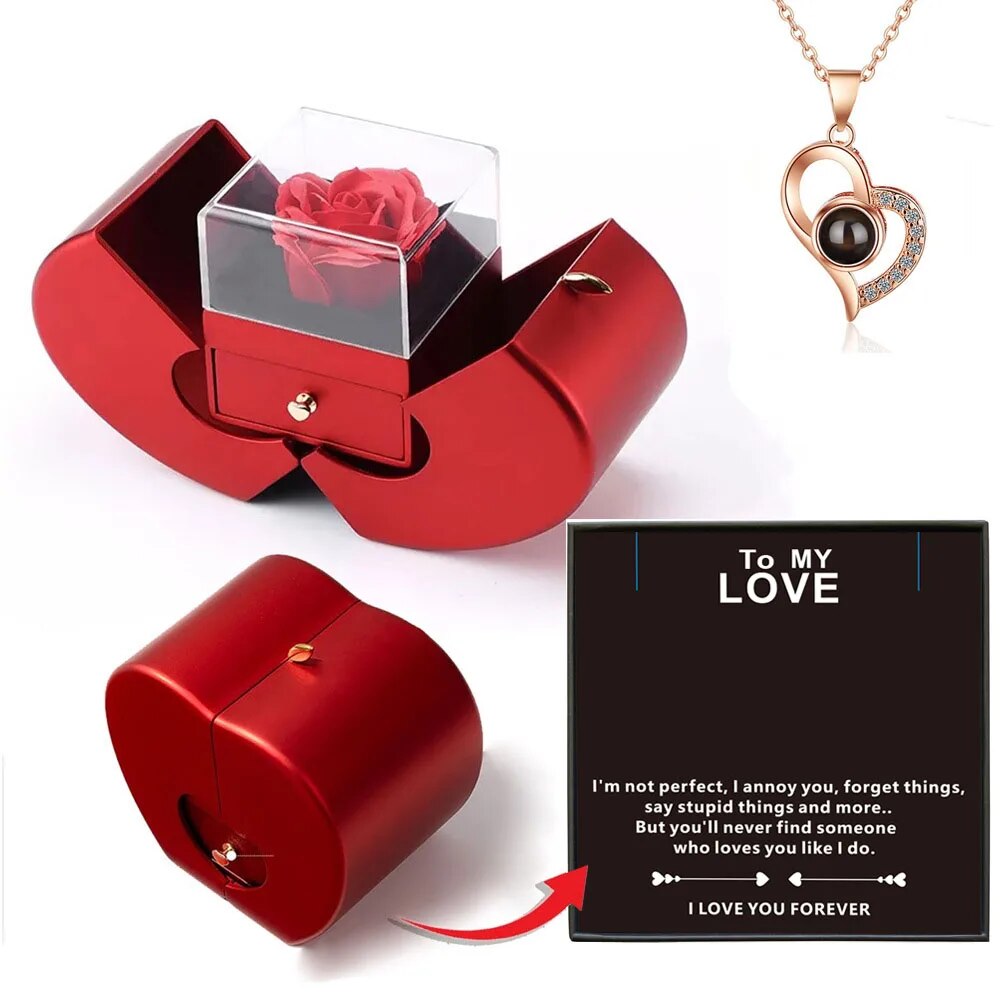 Adora Aura Eternal Rose Jewelry Box