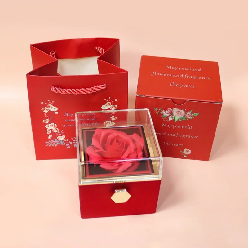 Adora Aura Eternal Rose Jewelry Box