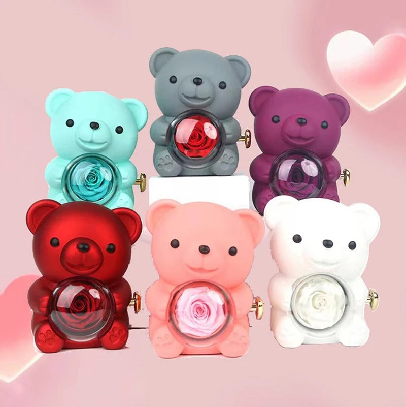 Eternal Rose Bear