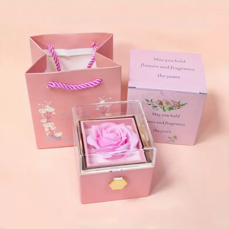 Adora Aura Eternal Rose Jewelry Box