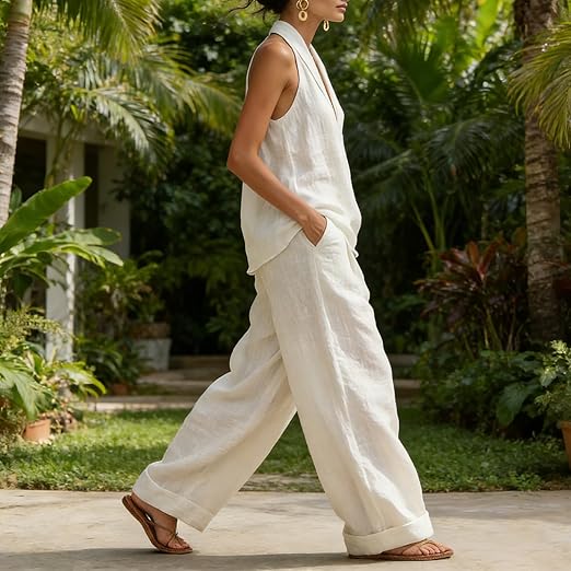 Adora Linen Two Piece Set