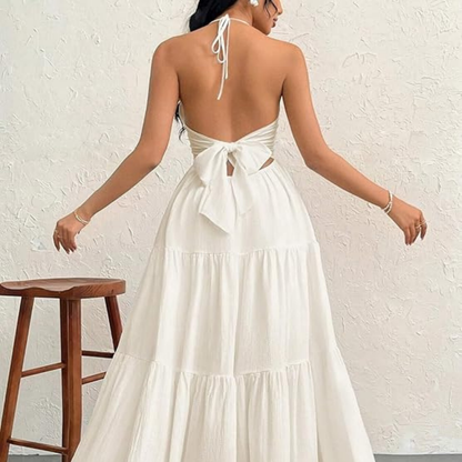 Adora Backless V-Dress