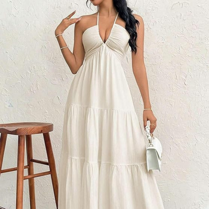 Adora Backless V-Dress