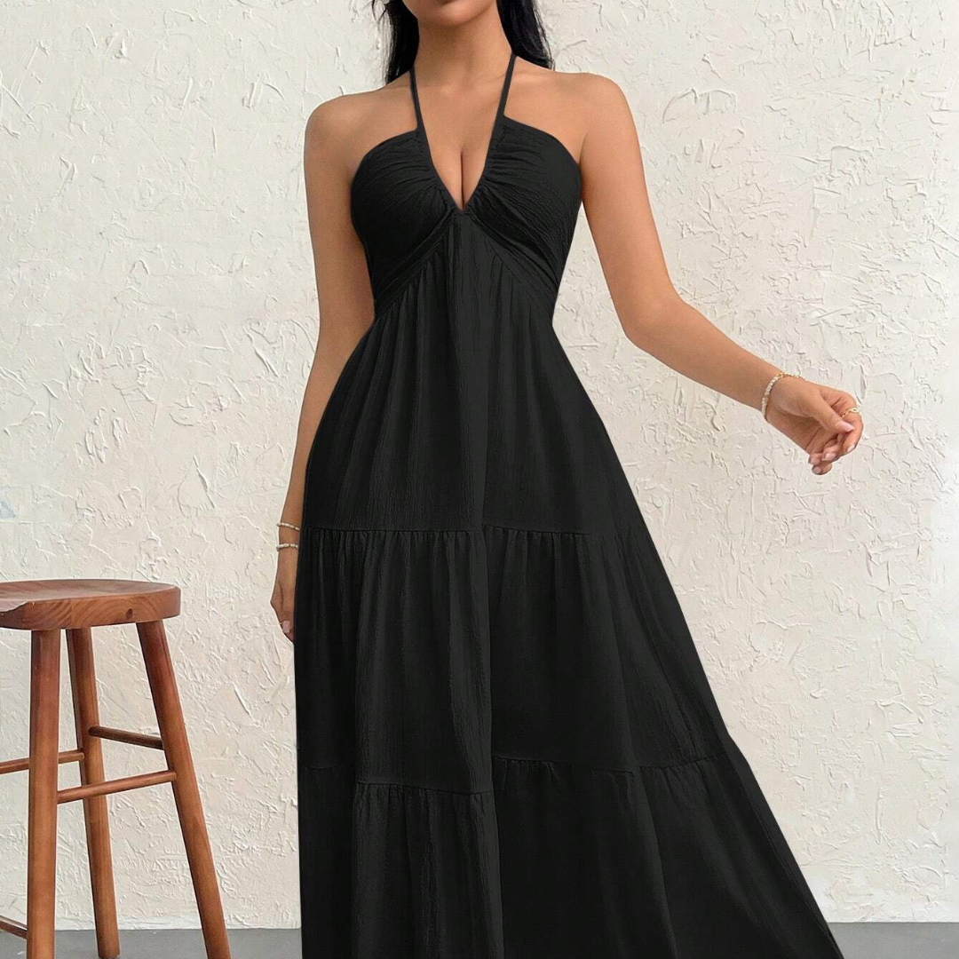 Adora Backless V-Dress