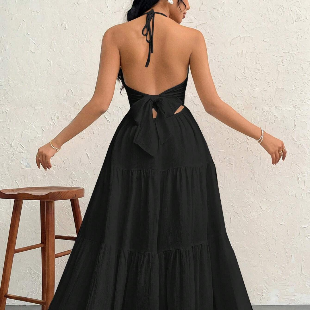 Adora Backless V-Dress