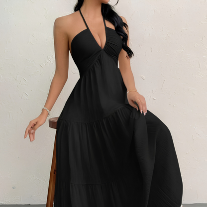 Adora Backless V-Dress