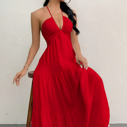 Adora Backless V-Dress