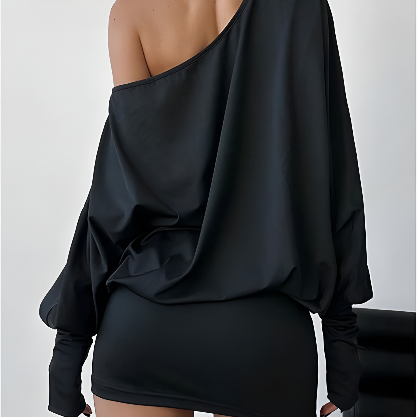 Adora Aura Elegant Off Shoulder Mini Dress