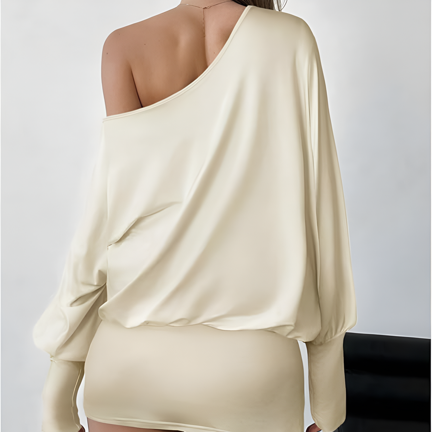 Adora Aura Elegant Off Shoulder Mini Dress