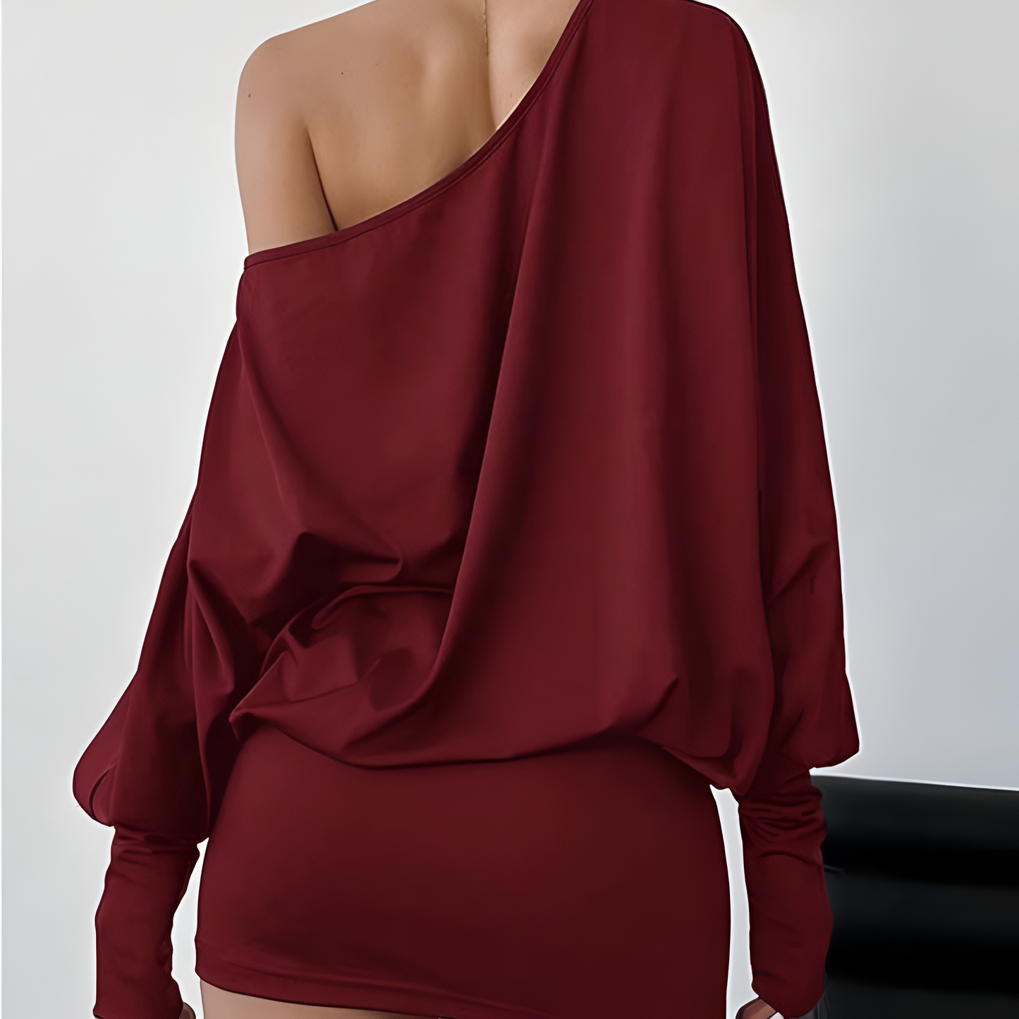 Adora Aura Elegant Off Shoulder Mini Dress
