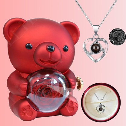 Eternal Rose Bear
