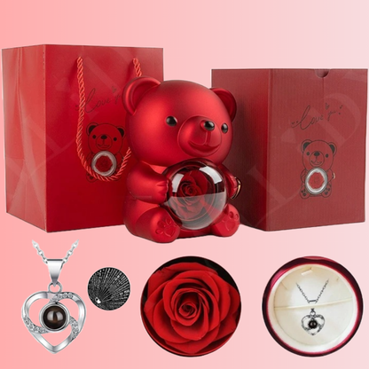 Eternal Rose Bear