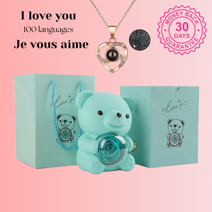 Eternal Rose Bear