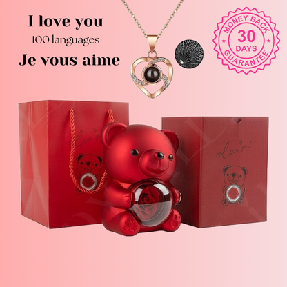 Eternal Rose Bear