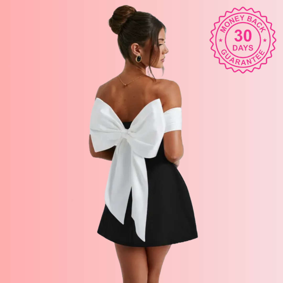 Aura Noir Mini Dress