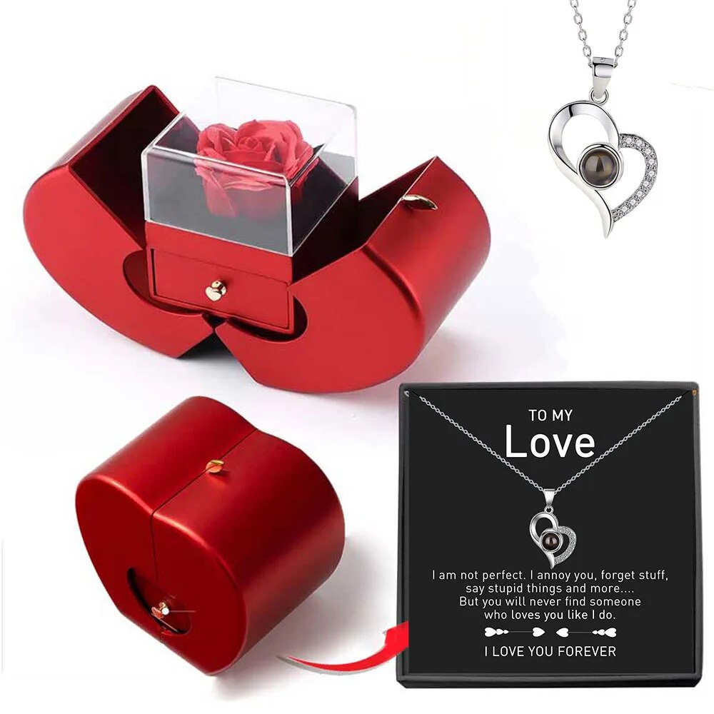 Adora Aura Eternal Rose Jewelry Box