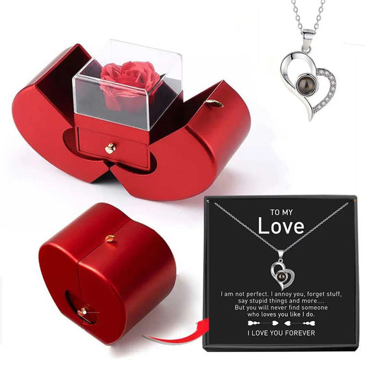 Adora Aura Eternal Rose Jewelry Box