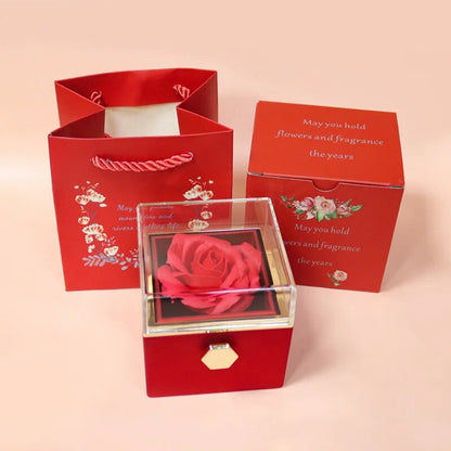 Adora Aura Eternal Rose Jewelry Box